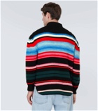 Missoni Striped wool-blend cardigan