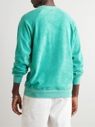 La Paz - Organic Cotton-Terry Sweatshirt - Blue