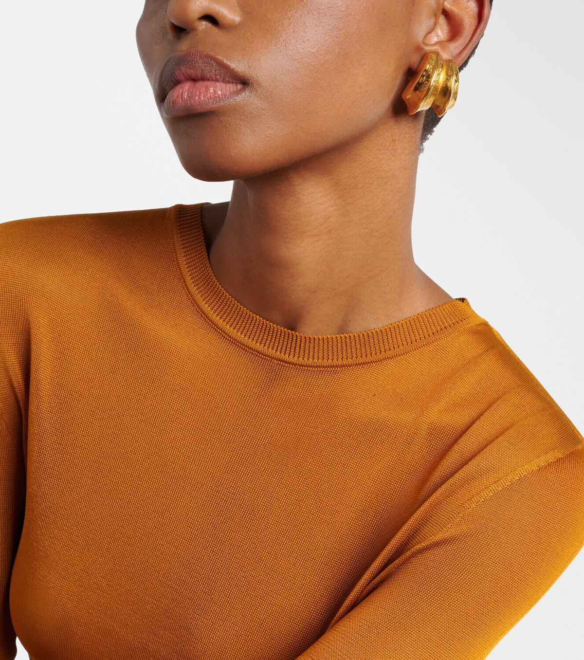 Saint Laurent Double Blade clip-on earrings