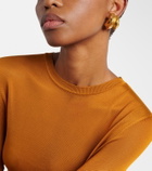 Saint Laurent Double Blade clip-on earrings