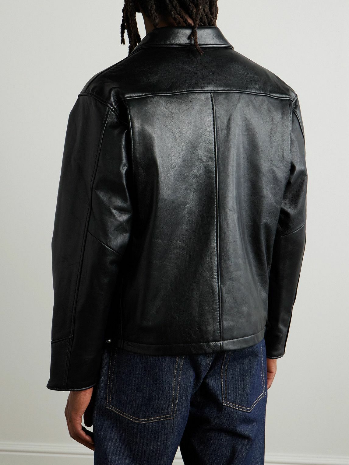 Neighborhood - PM Leather Jacket - Black Neighborhood