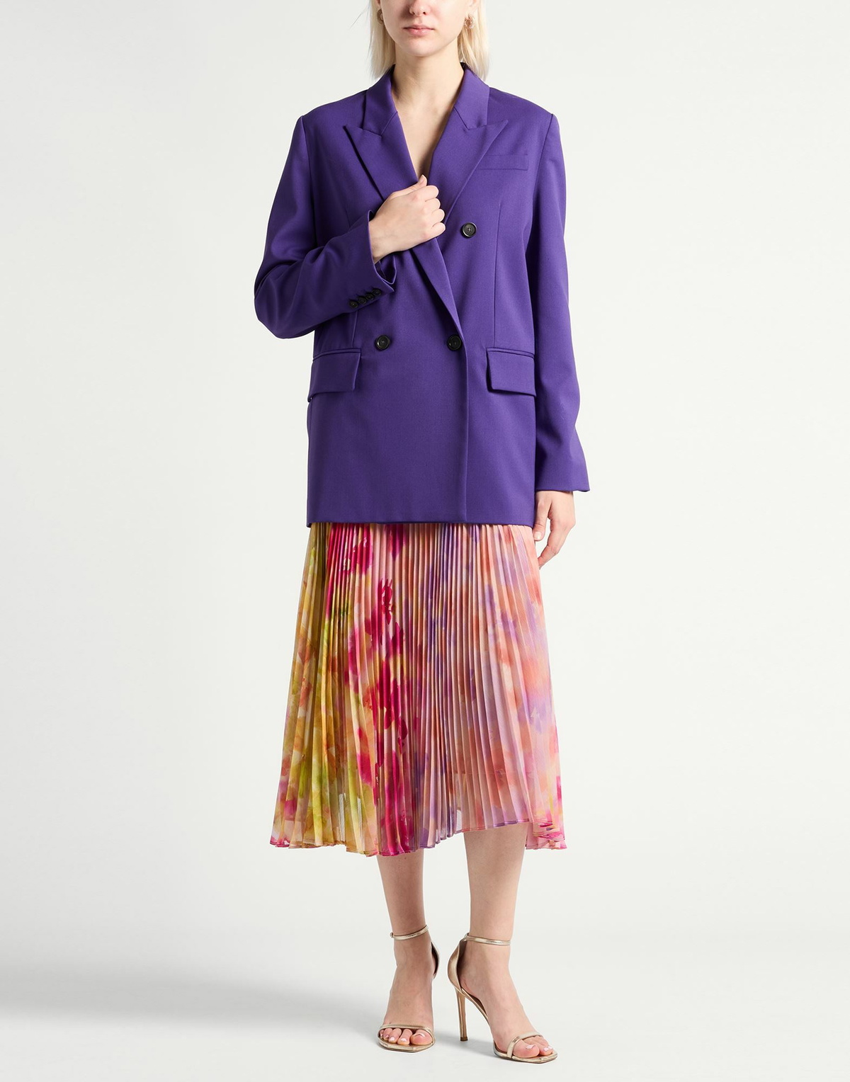 Erika Cavallini Womens Blazer in Purple