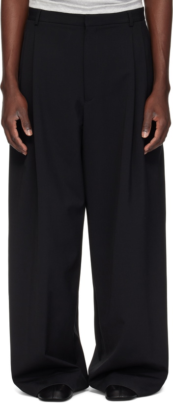 Photo: LU'U DAN Black Jumbo Wide Leg Trousers
