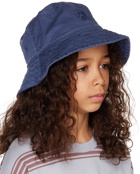 Main Story Kids Blue Embroidered Bucket Hat