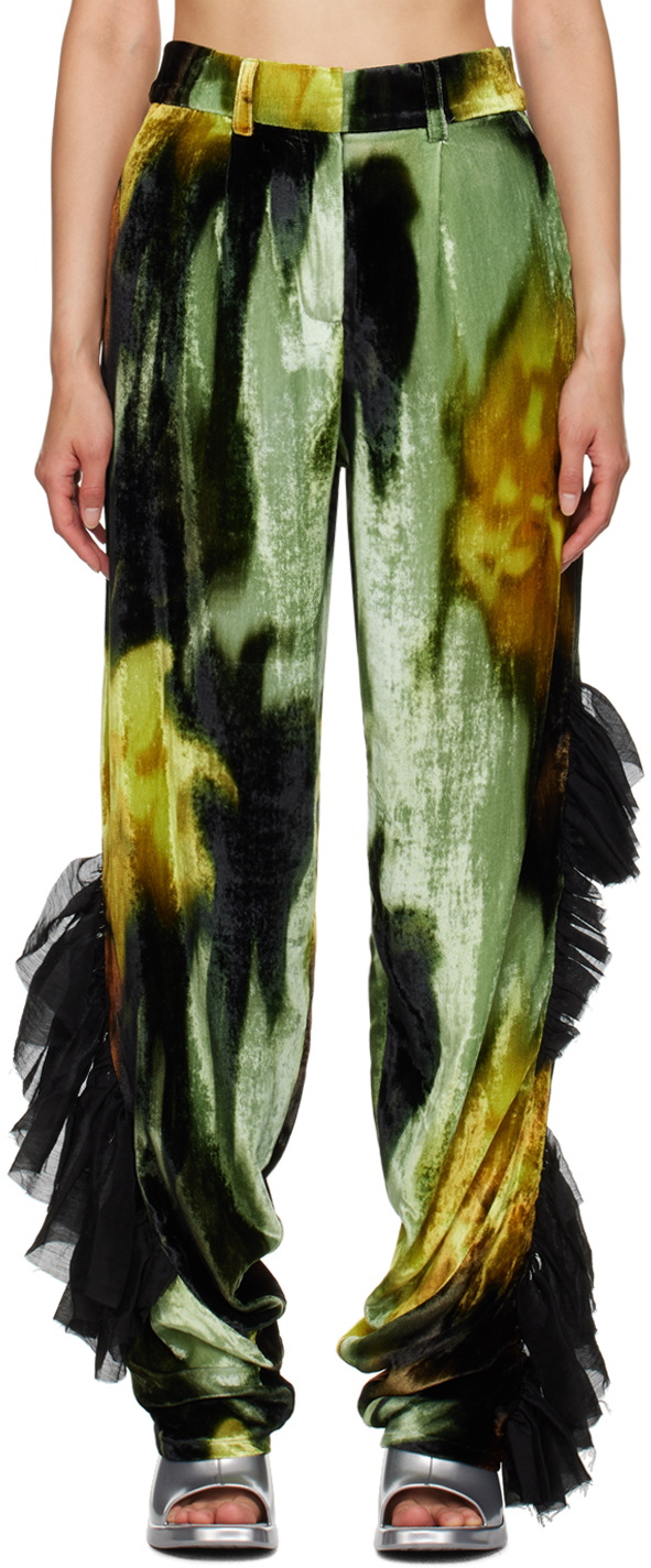 Collina Strada Multicolor Dante Ruffle Trouser