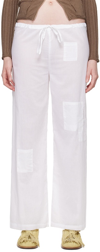 Photo: Gimaguas White Pocket Trousers