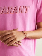 Isabel Marant - Dreamworld Man Silver-Tone Beaded Bracelet - Orange
