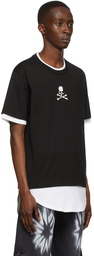 mastermind WORLD Black Cotton T-Shirt