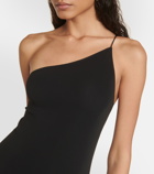 Nili Lotan Elinor one-shoulder jersey gown