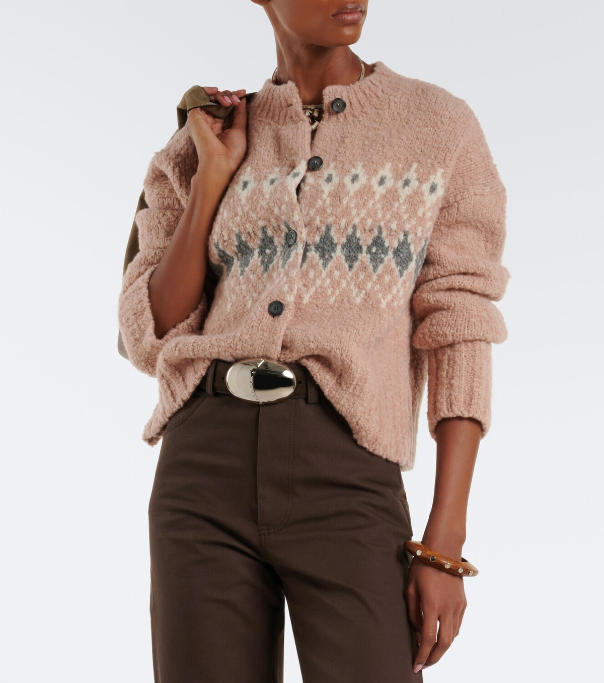 Altuzarra Haven Fair Isle wool cardigan
