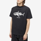 Palm Angels Men's Shark T-Shirt in Black/White