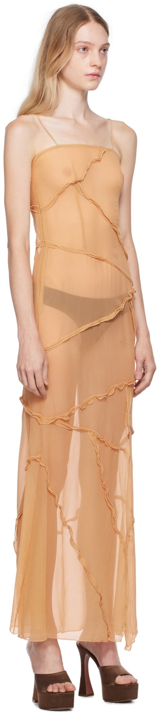 knee length dresses for ladies Darya Mesh Midi Dress