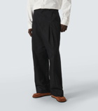 Loewe Low-rise cotton wide-leg pants