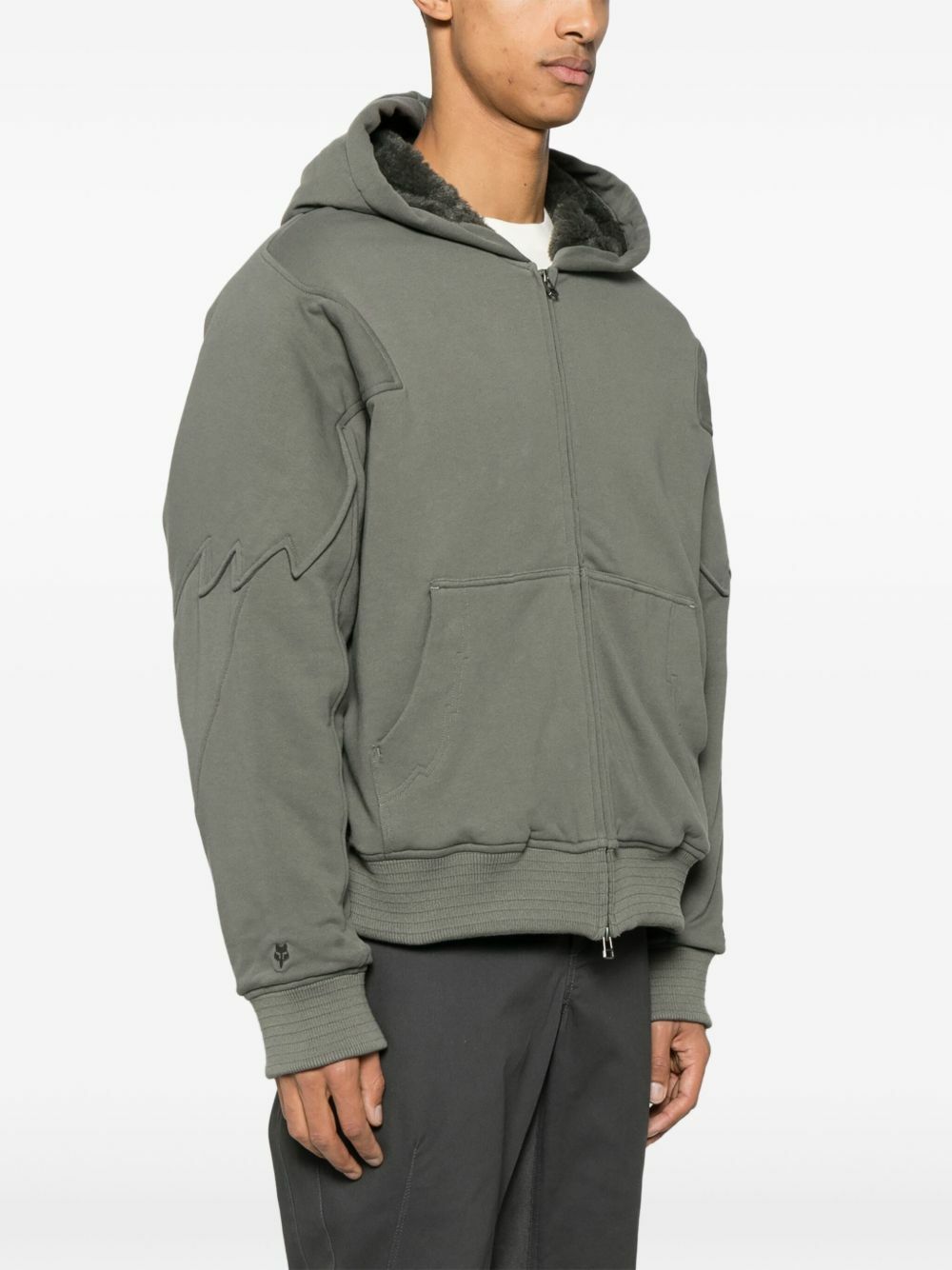 Kiko Kostadinov Fleece Zip-Up Hoodie Kiko Kostadinov