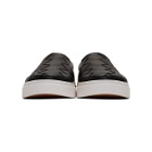 Bottega Veneta Black Maxi Intrecciato Slip-On Sneakers