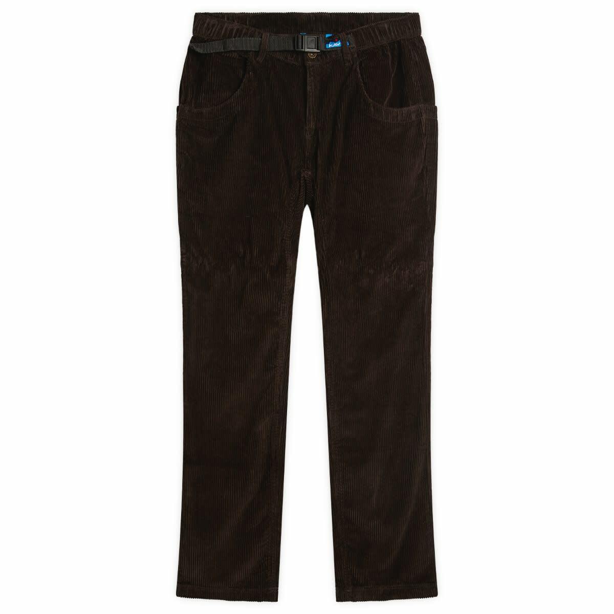 KAVU Men's Chilli Roy Corduroy Trousers in Dark Roast