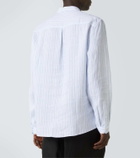 Brunello Cucinelli Striped linen shirt