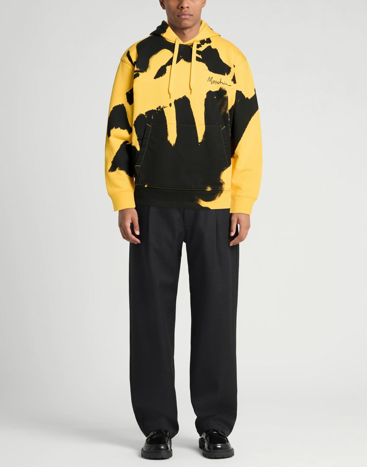 Moschino Mens Sweatshirt in Yellow