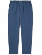 Carhartt WIP - Flint Straight-Leg Garment-Dyed Cotton-Twill Trousers - Blue