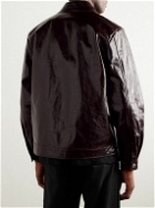 Séfr - Lorenzo Textured-Leather Jacket - Red