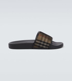 Burberry - Burberry Check slides