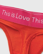 Calvin Klein Underwear Wmns Thong Red - Womens - Panties