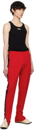 Maison Margiela Red Striped Sweatpants