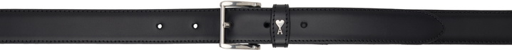 Photo: AMI Paris Black Leather Paris Paris Belt