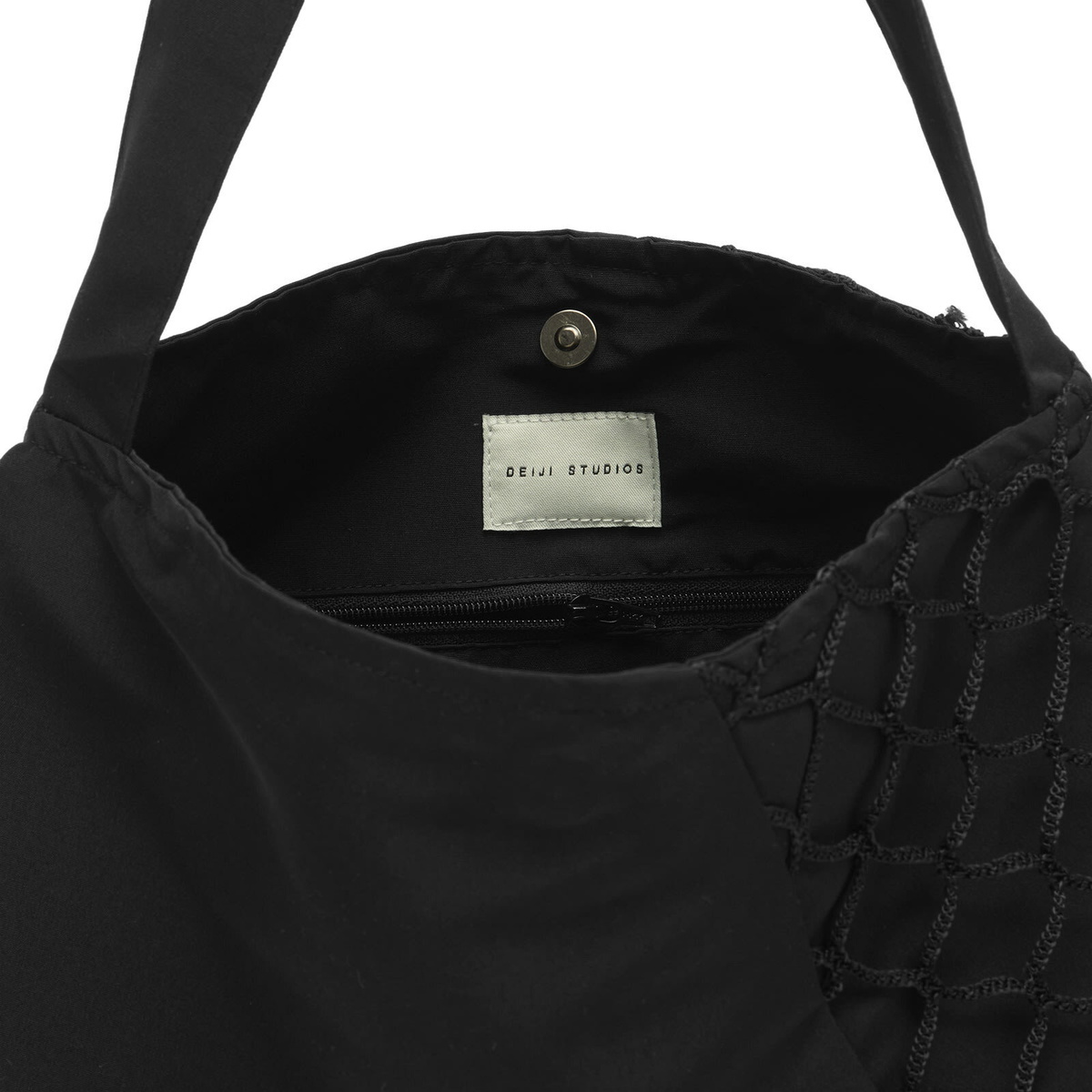 Deiji Studios Women's Net Contrast Bag in Black 