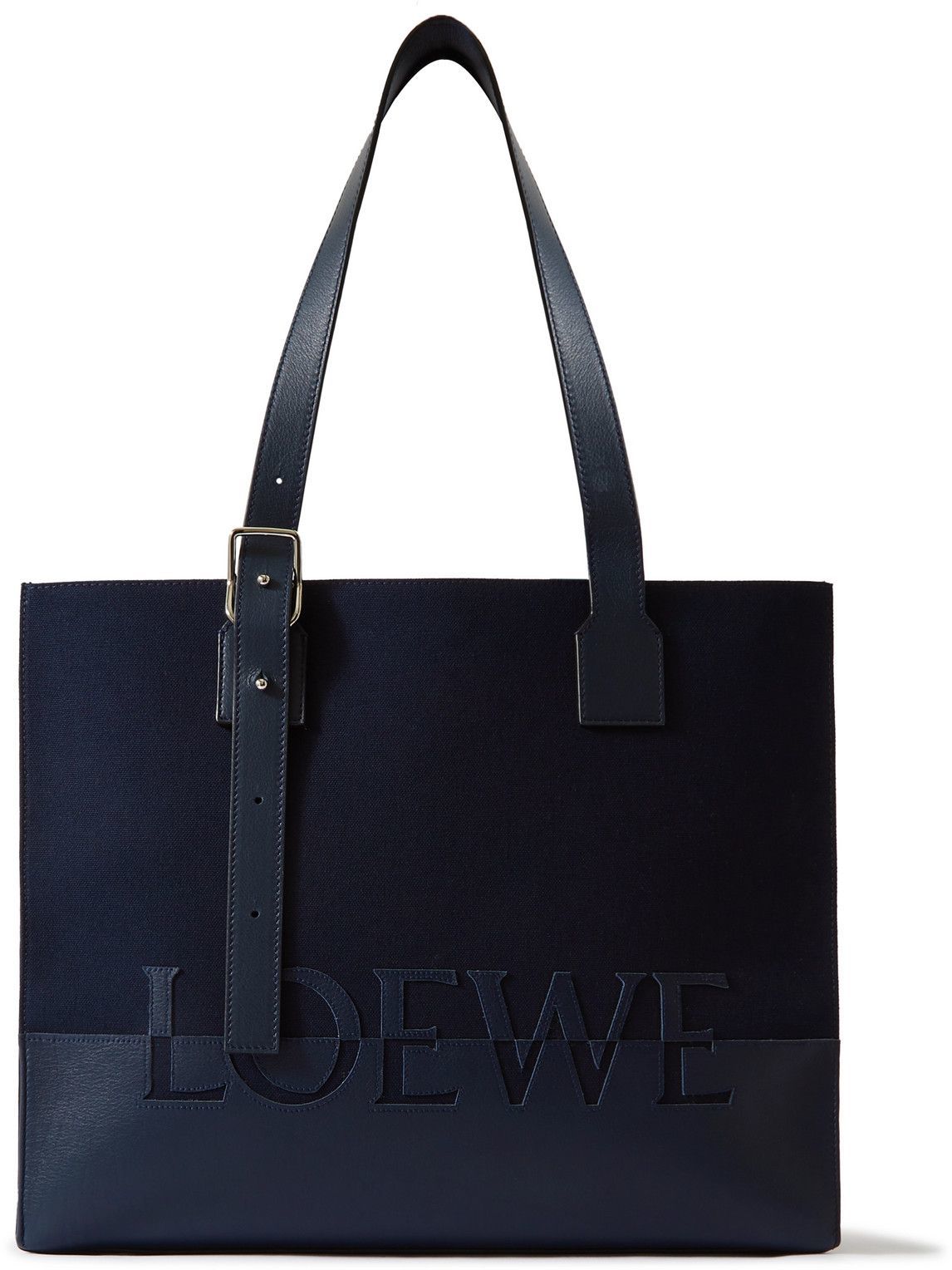 【EMIS】 CANVAS LEATHER TOTE BAG /追跡付 CANVAS LEATHER TOTE BAG-BROWN - EMIS