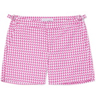 Orlebar Brown - Bulldog Mid-Length Printed Swim Shorts - Men - Pink