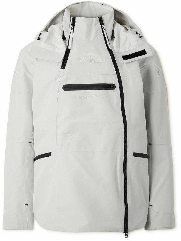 Photo: The North Face - Steep Tech Logo-Appliquéd GORE-TEX® Hooded Jacket - Gray