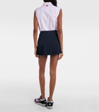 Tory Sport Logo pleated tennis skirt