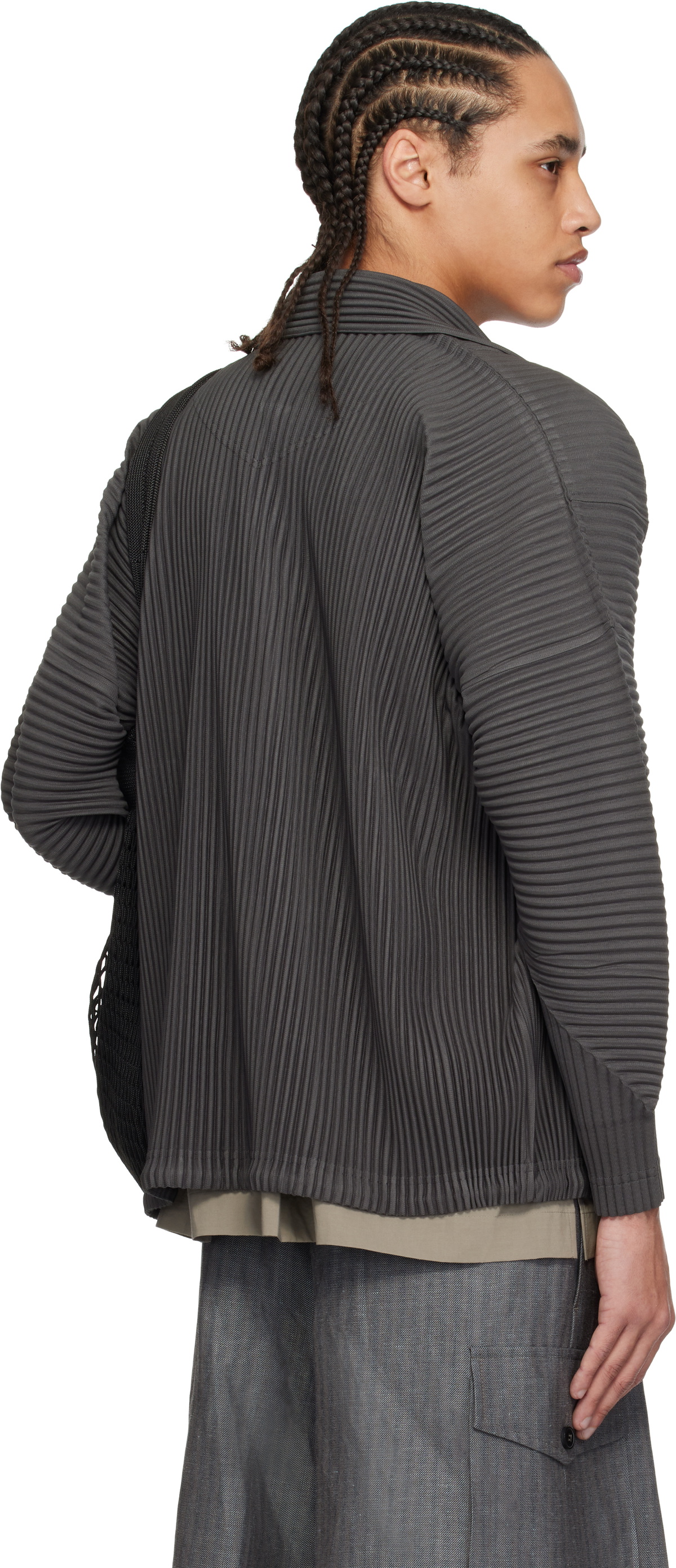 HOMME PLISSÉ ISSEY MIYAKE Gray Monthly Color March Jacket