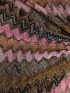 MISSONI Chevron Lurex Maxi Dress with cutout