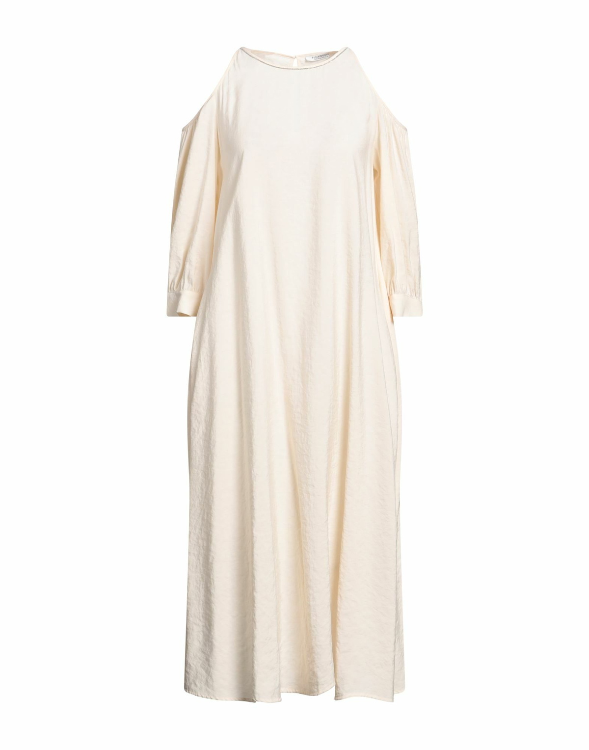 Peserico Womens Midi dress Cream