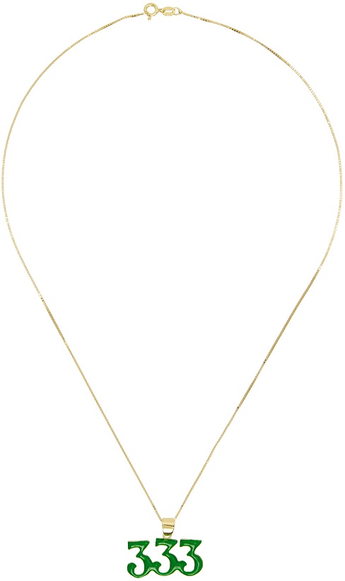 Photo: VEERT Gold '333' Pendant Necklace