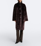 Joseph Ari reversible leather and shearling coat