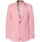 Alexander McQueen - Pink Slim-Fit Wool and Mohair-Blend Suit Jacket - Pink