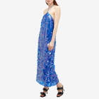 Saks Potts Women's Polly Sequin Dress in Deep Blue Sequins