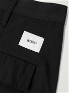 WTAPS - Wide-Leg Cotton-Blend Ripstop Cargo Shorts - Black