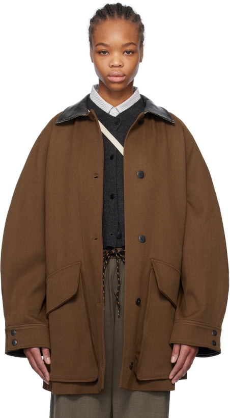 Photo: Cordera Brown Short Trench Jacket