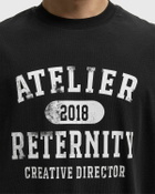 Reternity ATELIER EMBLEM T-SHIRT Black Mens Shortsleefe