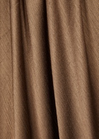 Bec & Bridge Moon Dance Strapless Satin Maxi Dress Chocolate