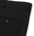 Saint Laurent - Slim-Fit Virgin Wool-Gabardine Trousers - Men - Black