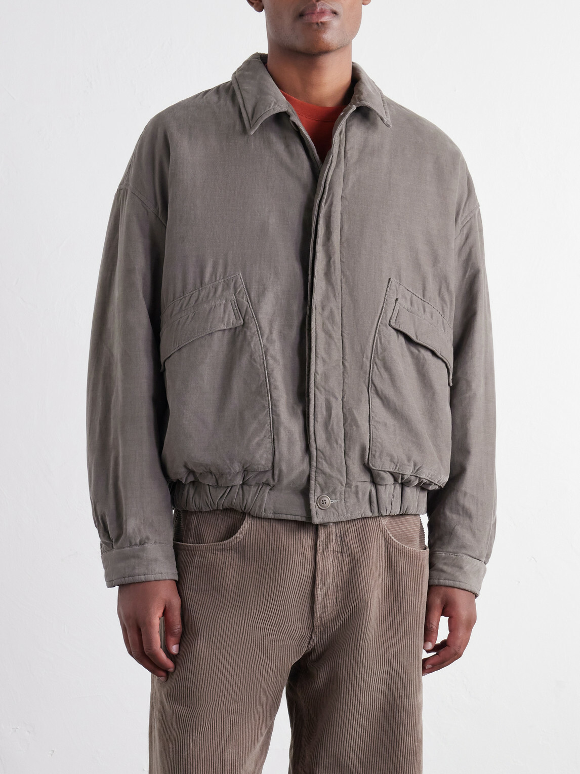 Casey Casey - Auber Cotton-Corduroy Blouson Jacket - Green