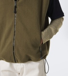 Miu Miu Fleece zip-up vest