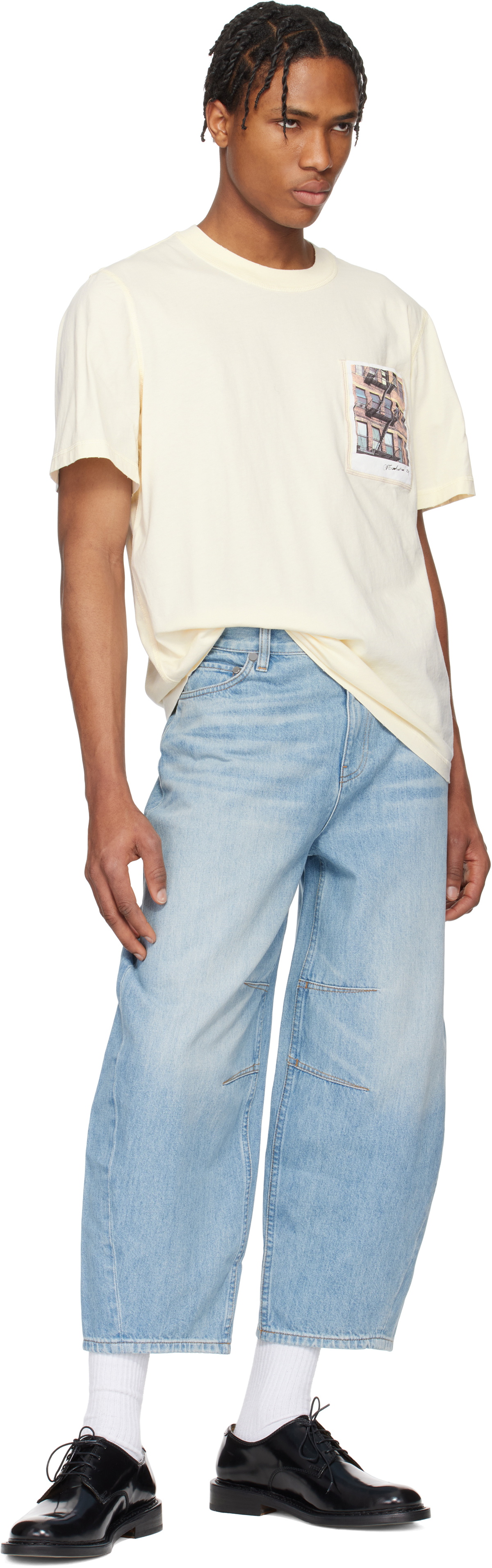 Helmut Lang Off-White Building Postcard T-shirt
