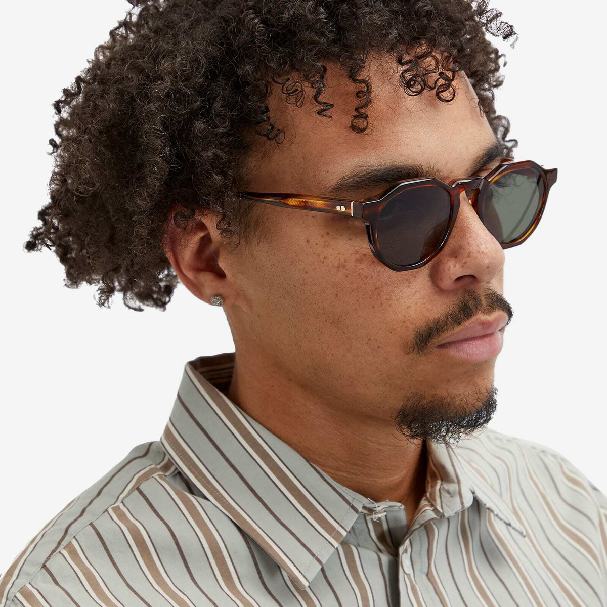 Oscar Deen Pinto Sunglasses in Umber/Moss 