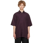 Dries Van Noten Burgundy Floral Shirt